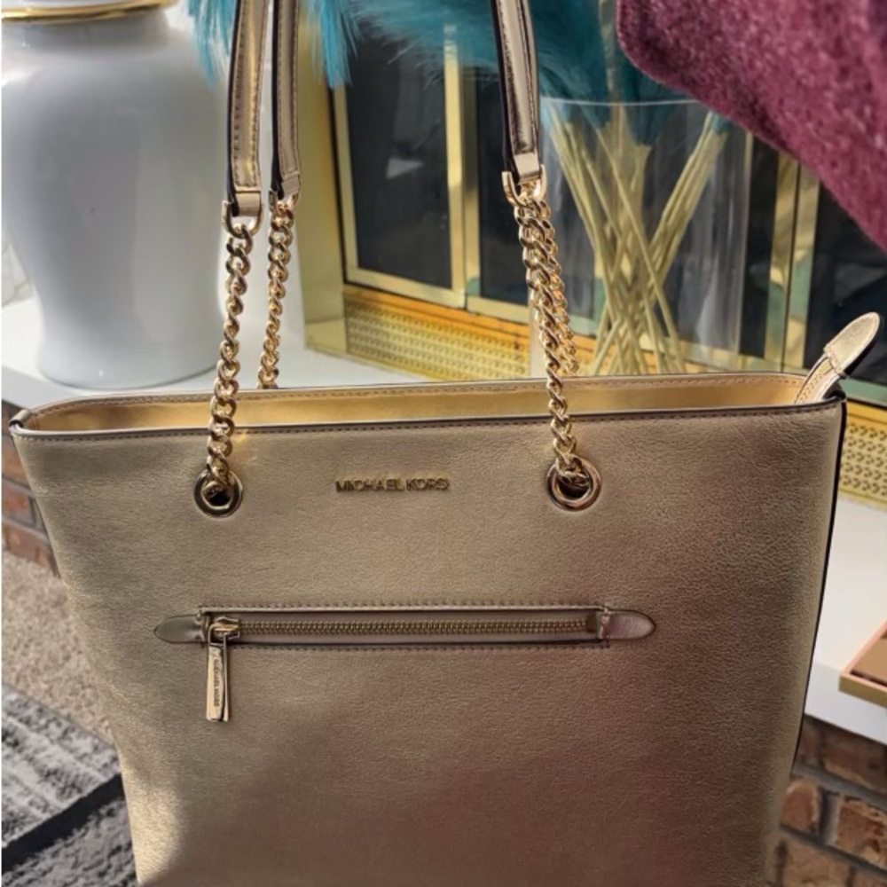 Michael Kors Gold Tote Bag *PRICE DROP*